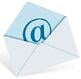 Email-Icon - Envelope with @ symbol representing email message