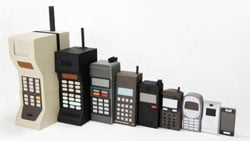 mobile phones through the years