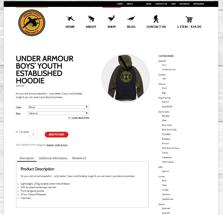 Under-Armour-Shopping-Page