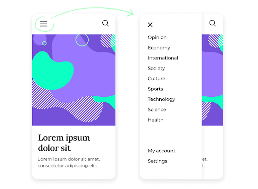 B2B-website-navigation-example