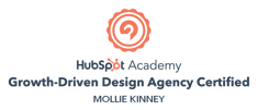 Growth-Driven Design Agency:  HubSpot Academy Certification Badge