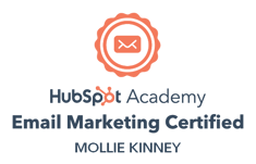 Email Marketing:  HubSpot Academy Certification Badge