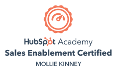 Sales Enablement:  HubSpot Academy Certification Badge