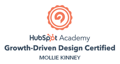 Growth-Driven Design:  HubSpot Academy Certification Badge