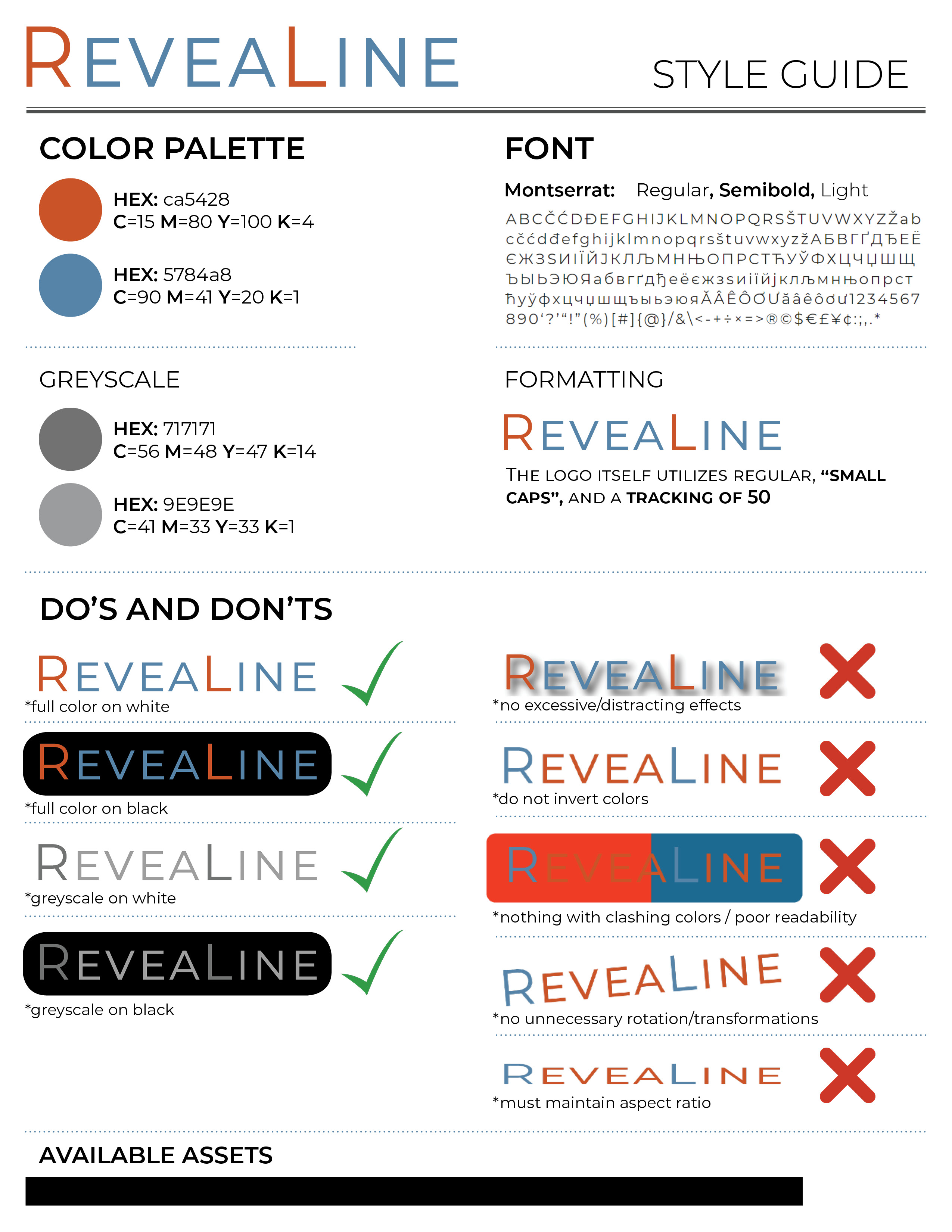 ReveaLine Style Guide