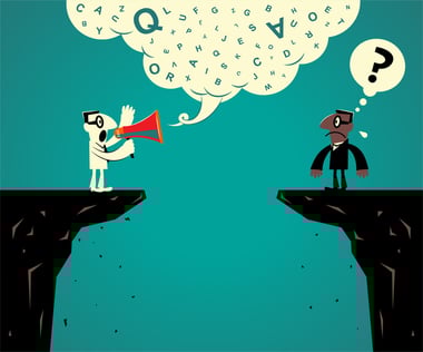 What-is-inbound-marketing-Two-businessmen-on-separate-cliffs-having-communication-problems